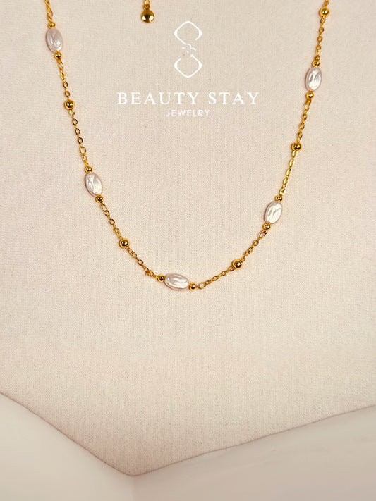 Pearl Gold-plated Fashion Versatile Necklace